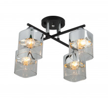 07275/4 BLACK+CHROME (2) Люстра (RL) #