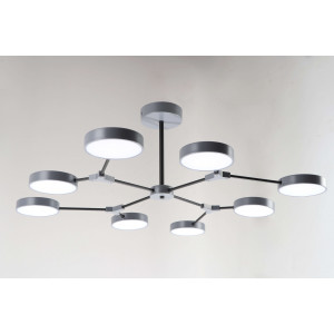 18045STD/8 GY+BK (1) Люстра NW #