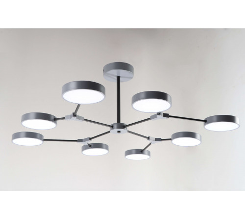 18045STD/8 GY+BK (1) Люстра NW #