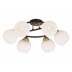 40296MD/6B MBK+AB (1) Люстра (NW)