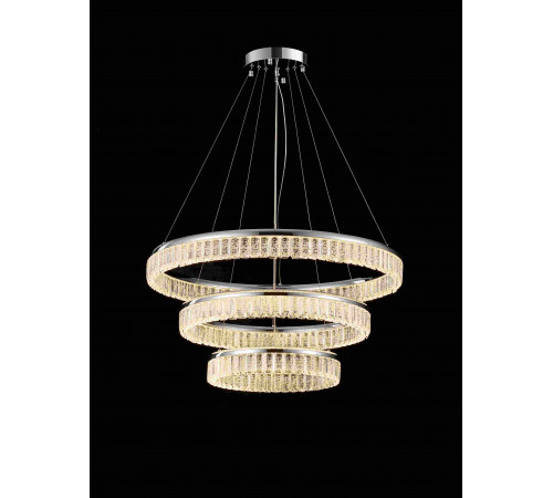 A23-ф800+600+400*H80 CHROME (1) Люстра (в 2-х коробках) NW #