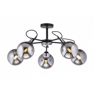 40317MD/5 MBK+CH (1) Люстра (NW)