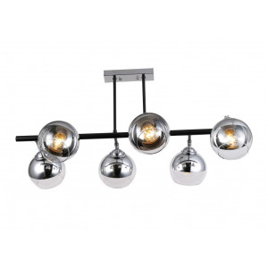 06782/6 CHROME+BLACK (1) Люстра (RL)