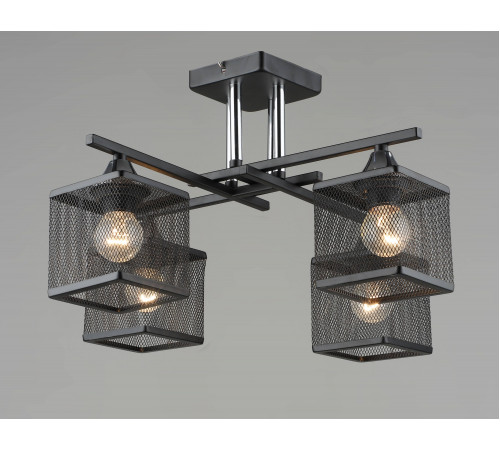 5986/4 BK+CH (1) Люстра (RL)