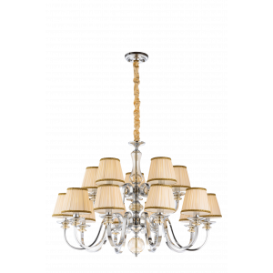 5360R/10+5 CHR (1) Люстра (NW)