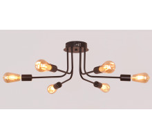 PD-LED-LINE4-R001-E27*6 BK (1) Люстра NW #