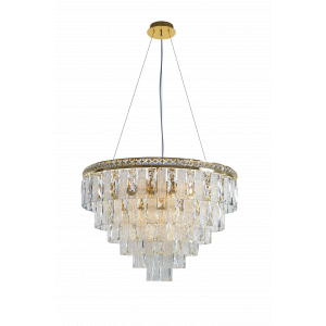 2893E/14 GOLD+CLEAR (1) Люстра NW #