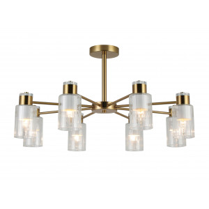 74589/8 ANTIQUE BRASS+WHITE (1) Люстра (RL)