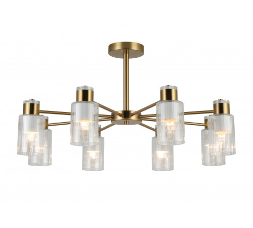 74589/8 ANTIQUE BRASS+WHITE (1) Люстра (RL)