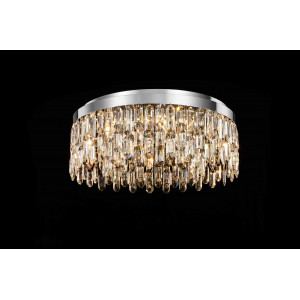 F6-ф600*H250 CHROME (1) Люстра потолочная (NW)