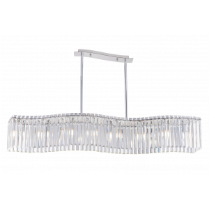 3100R/8A CHROME+CLEAR (1) Люстра NW