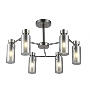 74338/6 PEARL BLACK+SAND NICKEL (1) Люстра (RL)