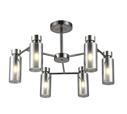 74338/6 PEARL BLACK+SAND NICKEL (1) Люстра (RL)