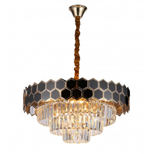 26016/8+3 BLACK+GOLD (1) Люстра (RL) #