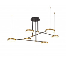 8028DW/6 BRASS+BLACK (1) Люстра (NW) #
