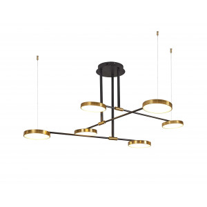 8028DW/6 BRASS+BLACK (1) Люстра (NW) #