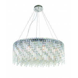 6073R/12A CHROME+CLEAR (1) Люстра NW