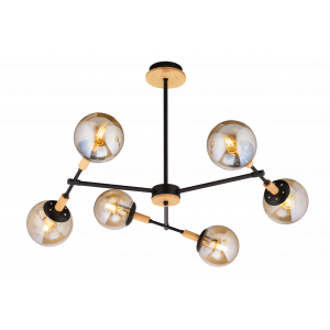 4900/6 BK+WOOD (2) Люстра (RL) #