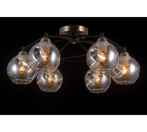 39171MD/6 MBK+AB (1) Люстра NW #