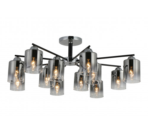 07274/12 CHROME+BLACK (1) Люстра (RL)