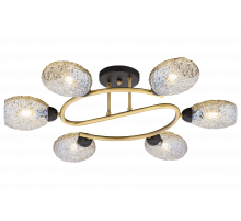 40300MD/6A MBK+AB (1) Люстра (NW)