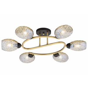 40300MD/6A MBK+AB (1) Люстра (NW)