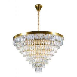 2431P/22A PT BRS+CL (1) Люстра (в 2-х коробках) NW #