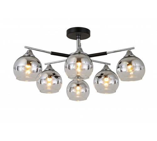 74539/6 CHROME+BLACK (1) Люстра (RL) #