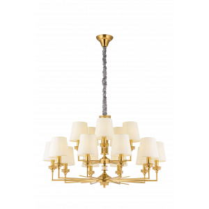 8906/10+5LT BRASS (1) Люстра (NW)