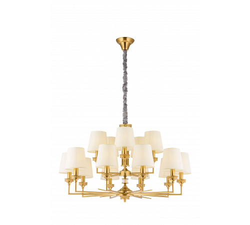 8906/10+5LT BRASS (1) Люстра (NW)