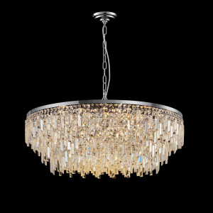 F7-ф1000*H350(785) CHROME (1) Люстра (в 2-х коробках)  (NW) #