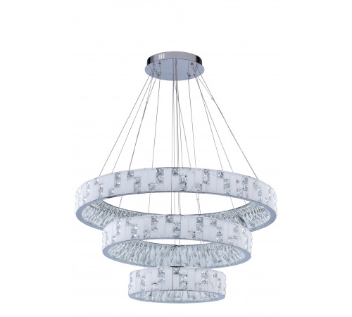 6029R/200W CHROME+CLEAR (1) Люстра (в 2-х коробках) NW