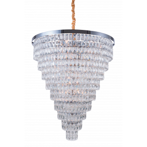 2431R/24A CHR+CL (1) Люстра (в 2-х коробках) NW #