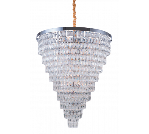 2431R/24A CHR+CL (1) Люстра (в 2-х коробках) NW #