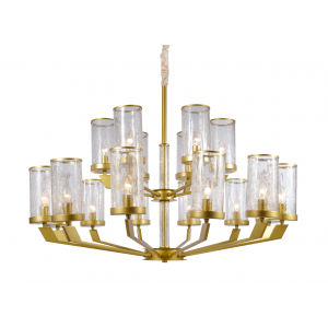 1989A/12+6 BRS CP (1) Люстра NW (в 2-х коробках A,B) #