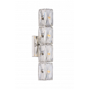 W2405R/4A CHROME+CLEAR (1) Настенный светильник NW