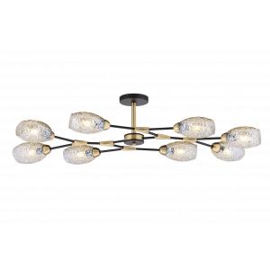 40272MD/8 MBK+AB (1) Люстра (NW)