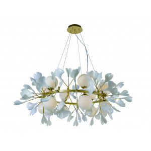 5747A/12 SPRAY PAINT BRASS+WHITE (1) Люстра NW