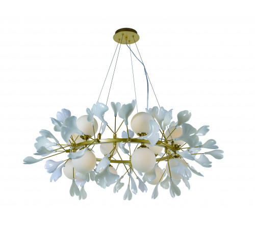 5747A/12 SPRAY PAINT BRASS+WHITE (1) Люстра NW