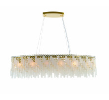 6079P/14A PLATING BRASS H+CLEAR (1) Люстра (в 2-х коробках)  NW