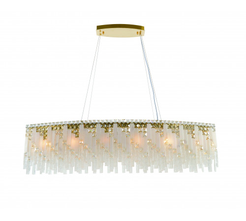 6079P/14A PLATING BRASS H+CLEAR (1) Люстра (в 2-х коробках)  NW