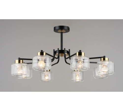 6834/8 BK+COP (1) Люстра (RL) #