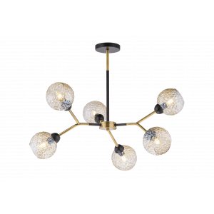 40268MD/6 MBK+AB (1) Люстра (NW)