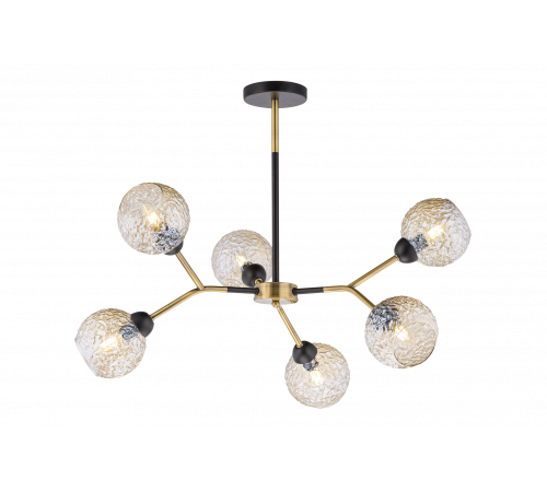 40268MD/6 MBK+AB (1) Люстра (NW)