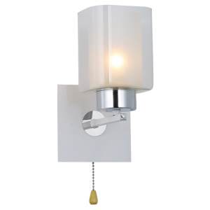 74402/1W CHROME+WHITE (6) Настенный светильник (RL)