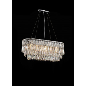 NW075-L800*W300*H340 CHROME OVAL (1) Люстра NW #