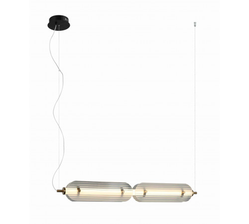 8372MDM-4S W BLACK+CLEAR (1) Люстра NW