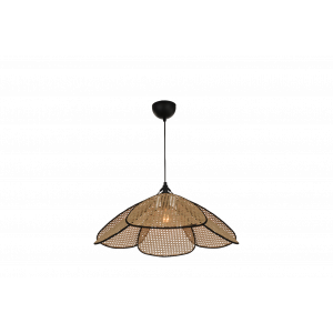 7534-1P BLACK+NATURAL FINISH (1) Люстра NW #