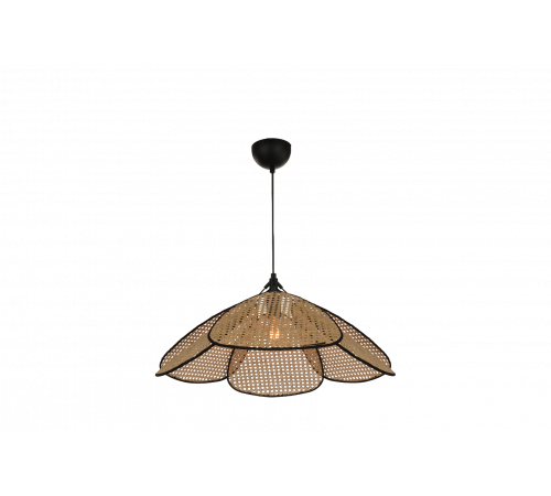 7534-1P BLACK+NATURAL FINISH (1) Люстра NW #