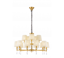 8902/10+5LT BRASS (1) Люстра (NW)